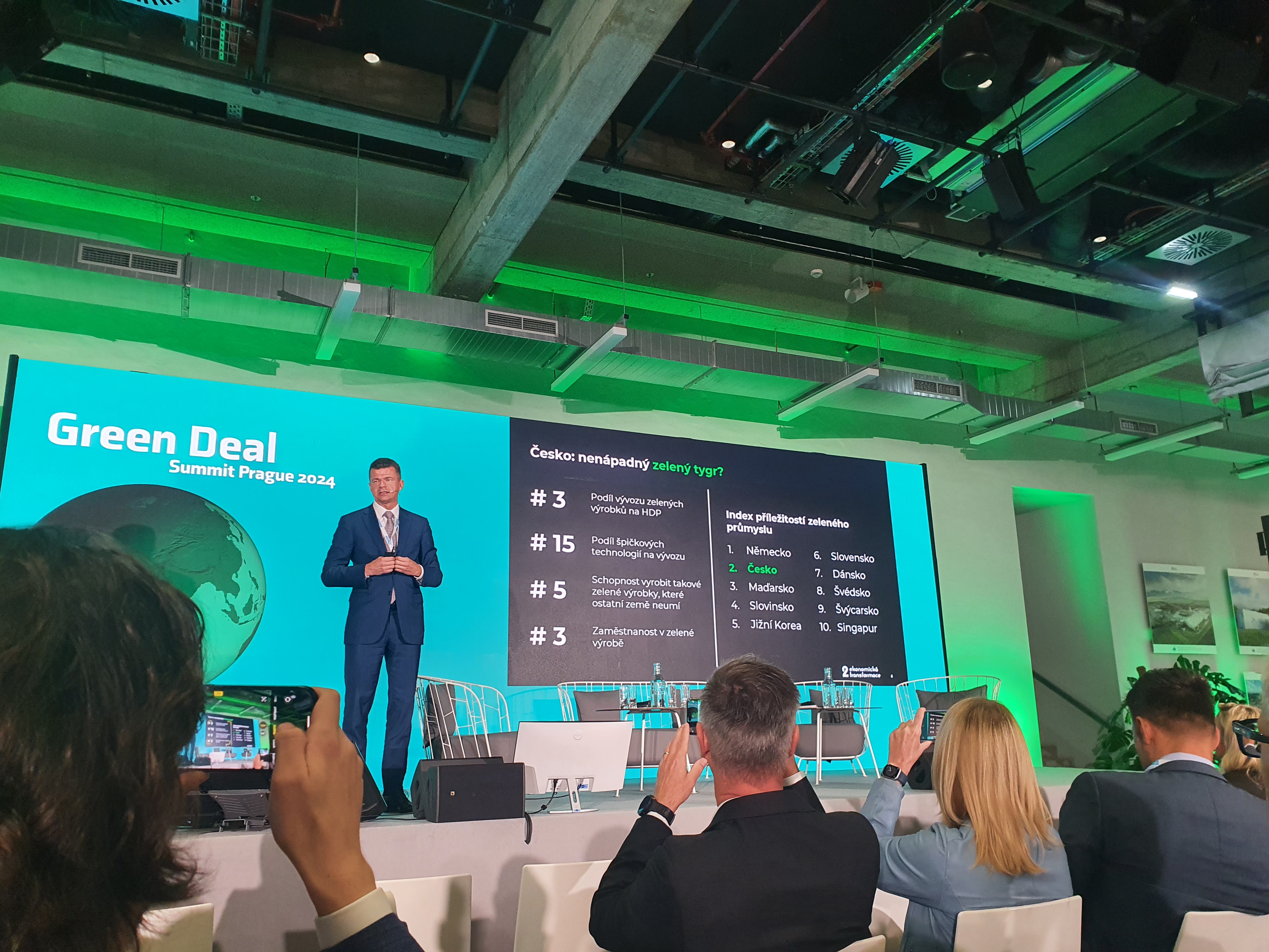 Martin Vohánka na Green Deal Summitu představil Mapu příležitostí